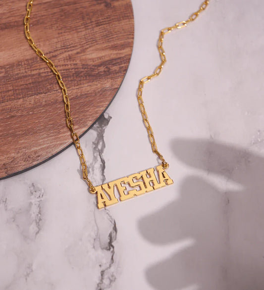 Majestic Bold Name Necklace