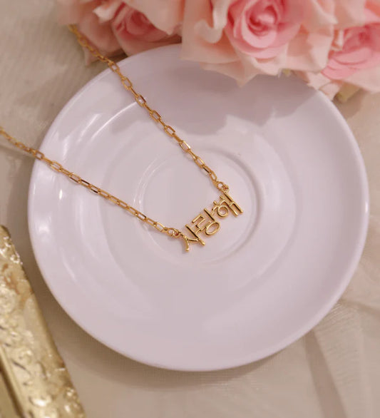 Korean Name Necklace