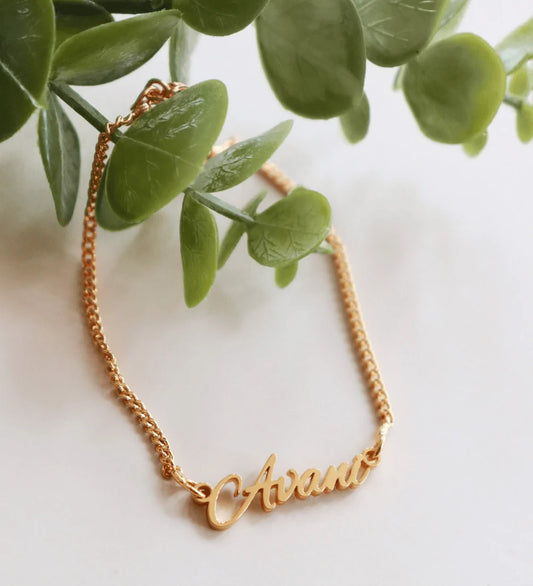 Floret Name Bracelet