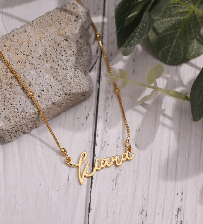 Groovy Name Necklace