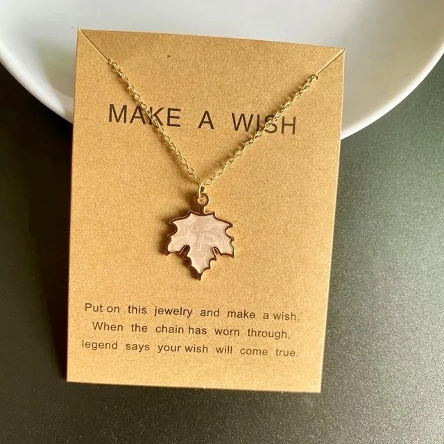 Small Fallen Copper Maple Leaf Necklace | REAL Maple Leaf Pendant | El –  Enchanted Leaves